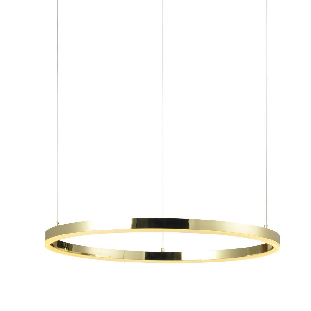 s.LUCE LED-Hängelampe Ring XL Ø 100cm Dimmbar Gold 2
                                                                        