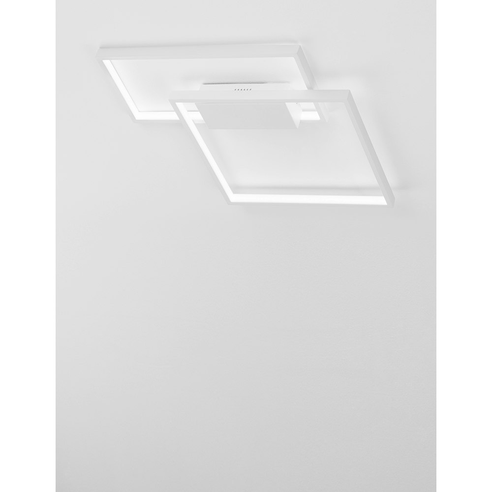 Nova Luce Porto LED Deckenlampe 45cm Weiß thumbnail 4