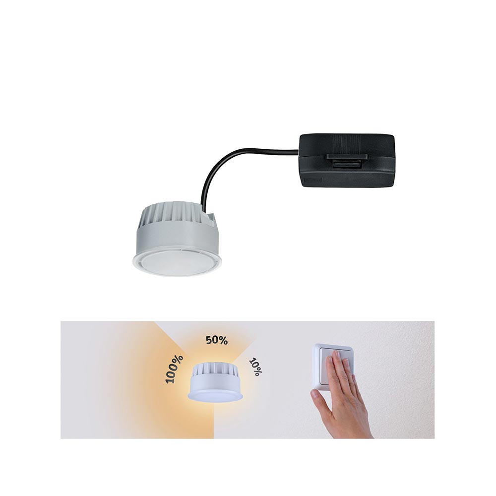 S.Luce LED Modul Nova Rund 530lm mit 3 Stufen-Dimmer 4000K