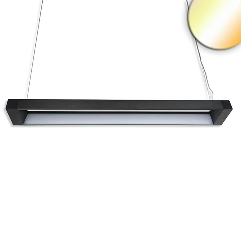 Büro LED Pendel-Schreibtischleuchte 3600lm Schwarz ColorSwitch 3000|4000|5700K zoom thumbnail 1