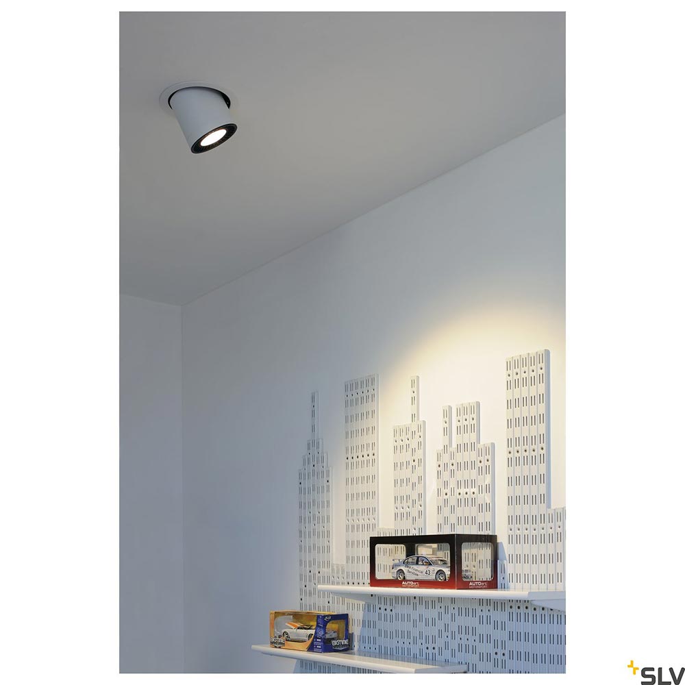 S.Luce SLV Supros Move LED Decken Einbauleuchte Ø 19,5cm