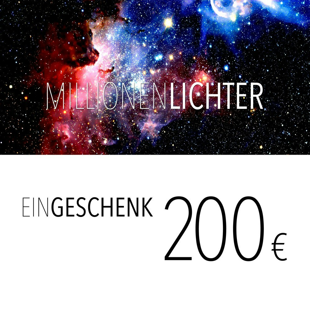 Einkaufsgutschein 200, - Euro
                                        