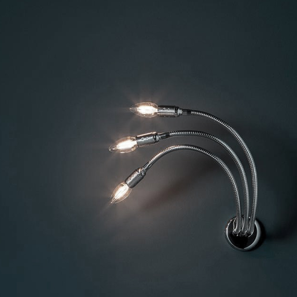 S.Luce Catellani & Smith Turciù 3 LED Wandlampe Flex