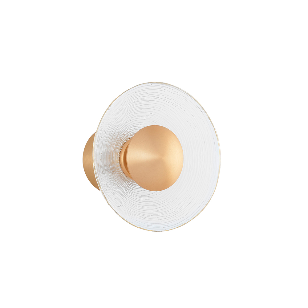 S.Luce Nova Luce Esil LED Wandlampe Gold, Klar