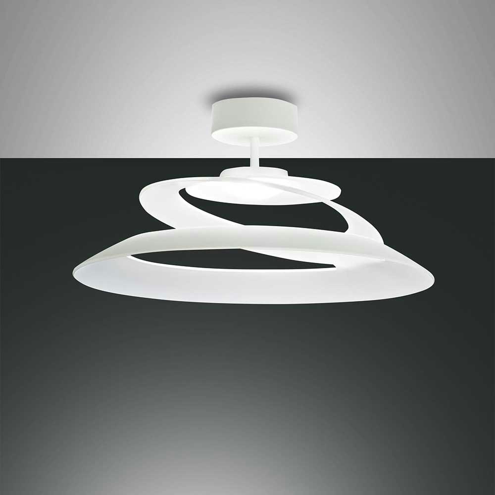 Fabas Luce klassische LED Deckenlampe Aragon Weiß 2