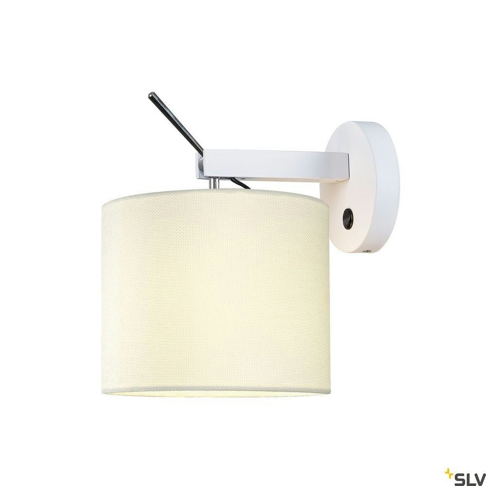 SLV Fenda Wandlampe E27 Weiß (ohne Schirm) 2