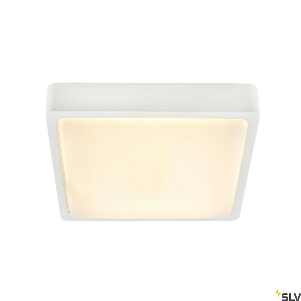 SLV Ainos Square LED Wall & Ceiling Luminaire IP65 CCT 1