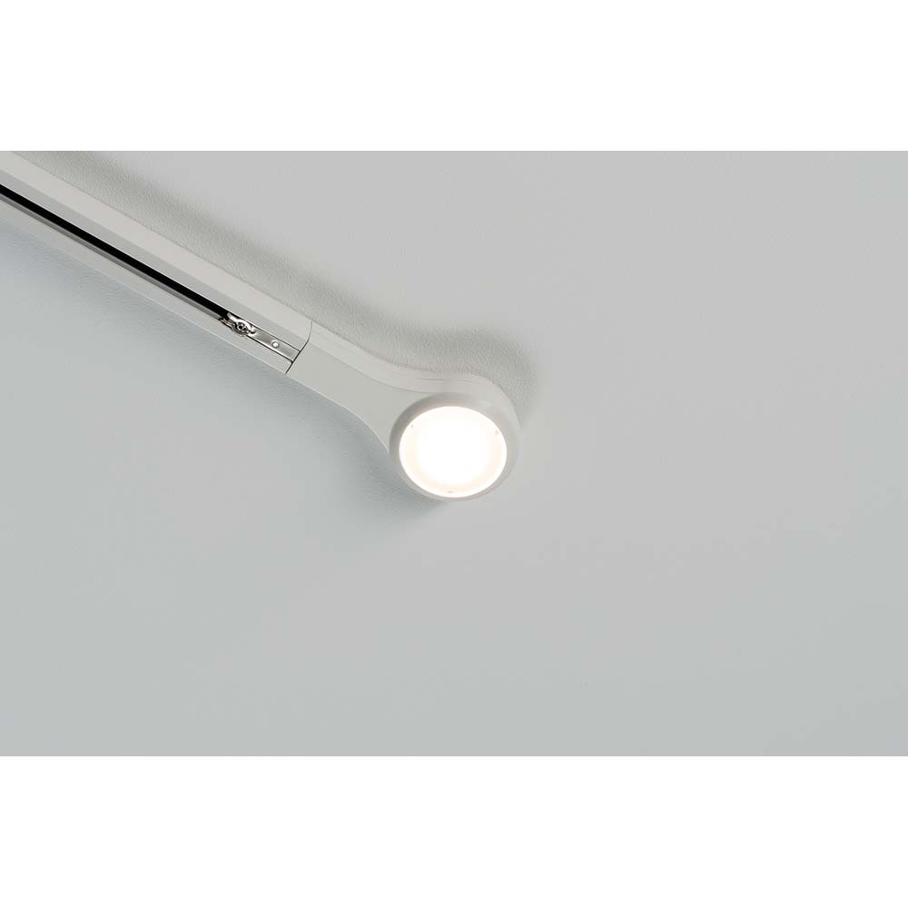 S.Luce URail System LED Endkappe 1x5,8W Weiß Dimmbar