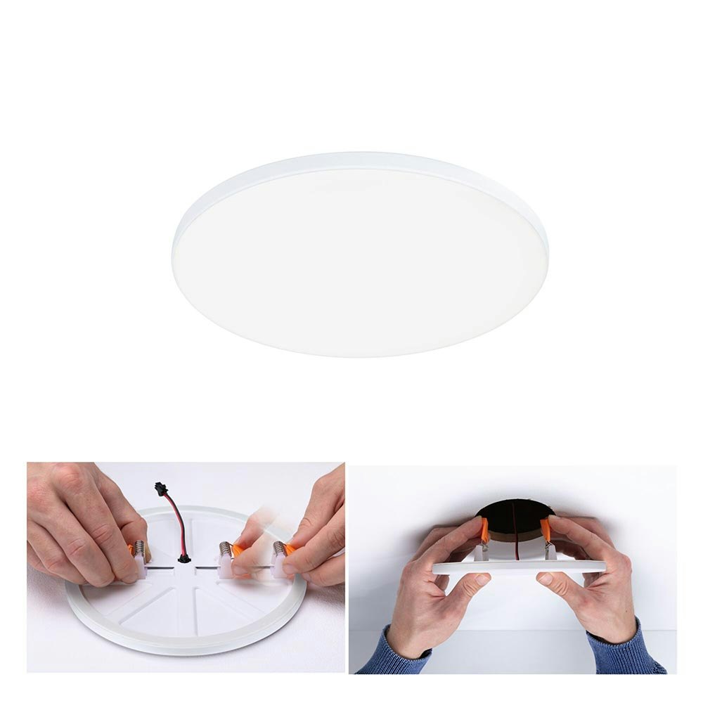 VariFit Panneau LED encastrable Veluna Edge Ø 16cm Blanc Variable 1