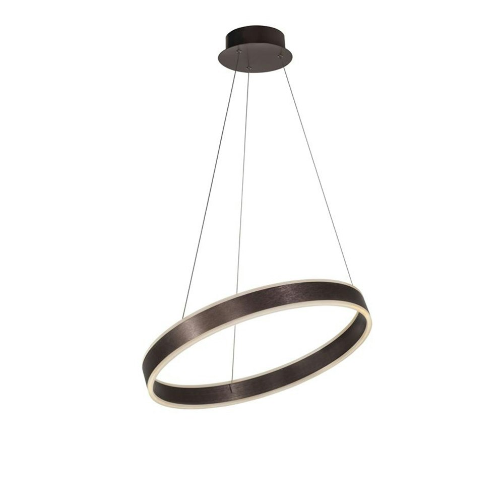 Nova Luce Nador LED Lampe à suspendre Ø 60cm café-brun thumbnail 3