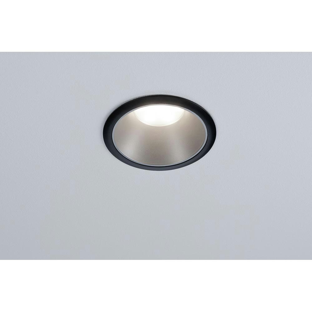LED Einbauleuchte Cole Basis-Set 8,8cm Schwarz, Silber zoom thumbnail 6