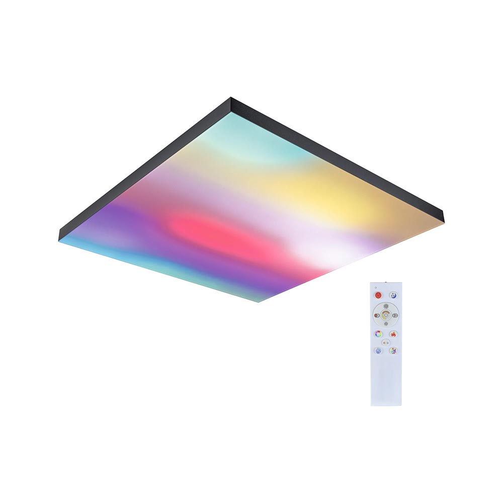 S.Luce LED Panel Velora Rainbow RGBW Dynamisch Schwarz