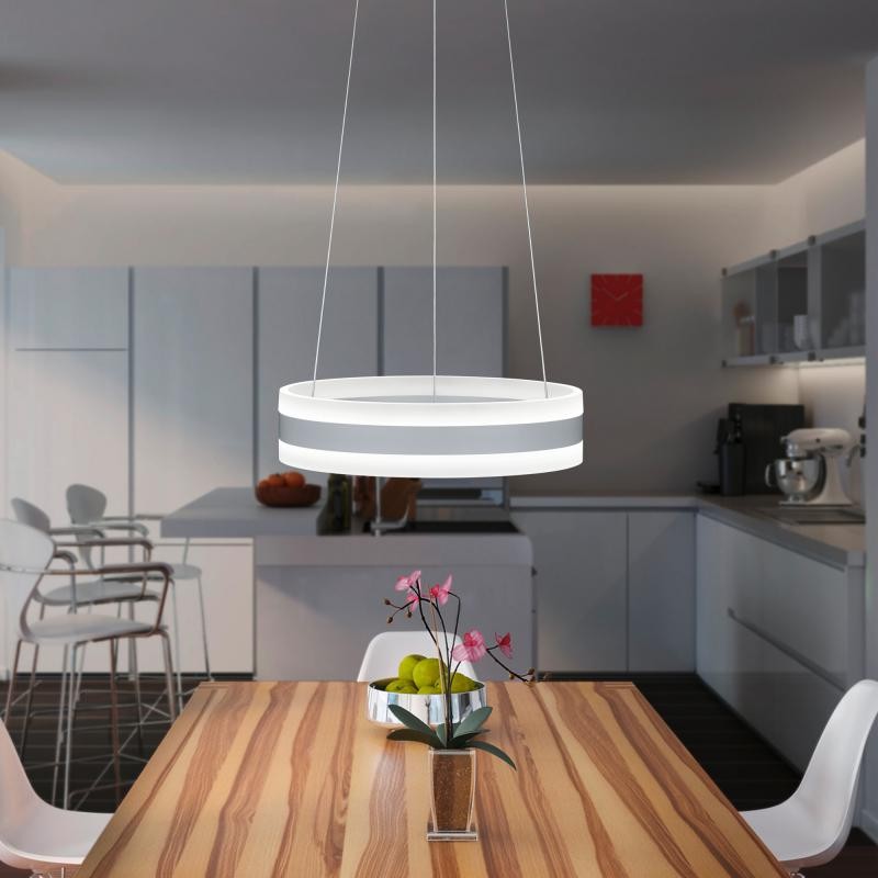 S.Luce Liv LED-Ring 60cm Pendelleuchte Up&Down 6600lm Dimmbar