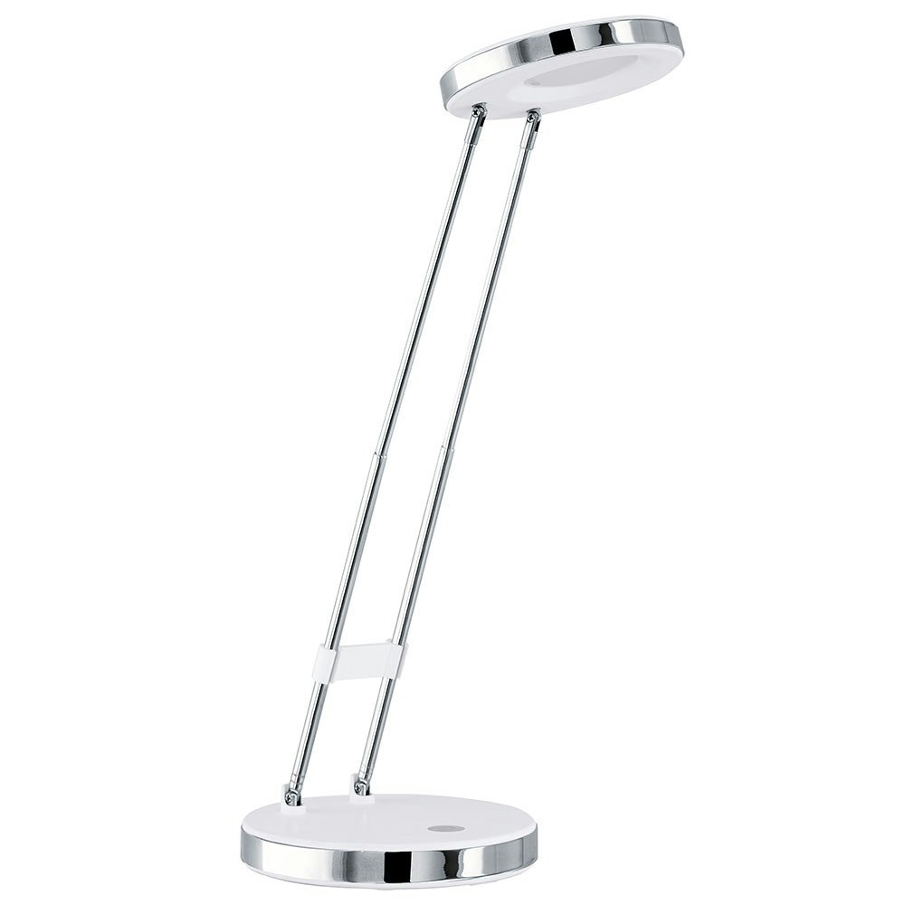 Gexo LED Tischleuchte Ø 12,5cm Weiß, Chrom 