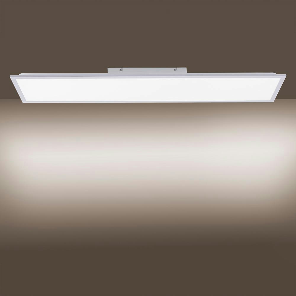 LED Deckenleuchte Flat 120x30cm CCT Silberfarben zoom thumbnail 2