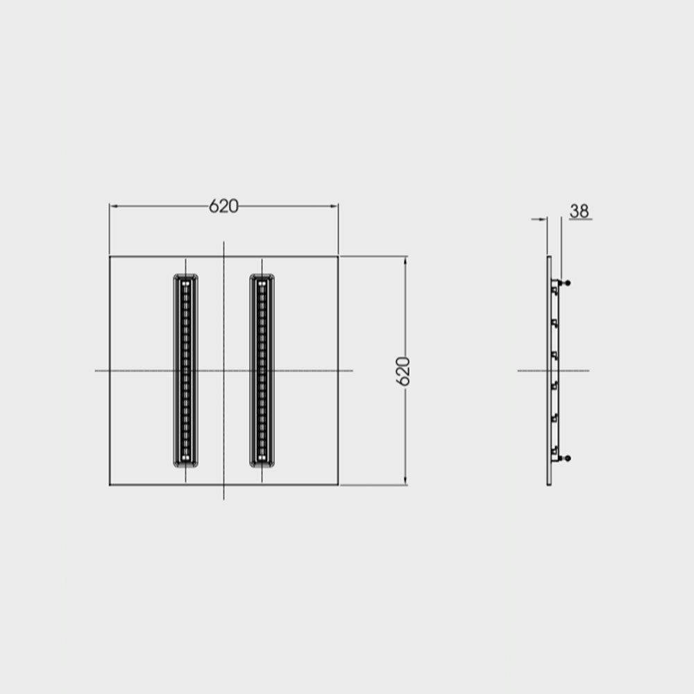 Valeur UGR pour les panneaux LED 