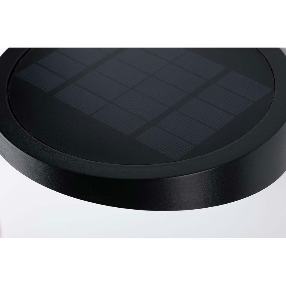 LED Solar Wandleuchte Ryse mit Sensor IP44 3000K Anthrazit zoom thumbnail 4