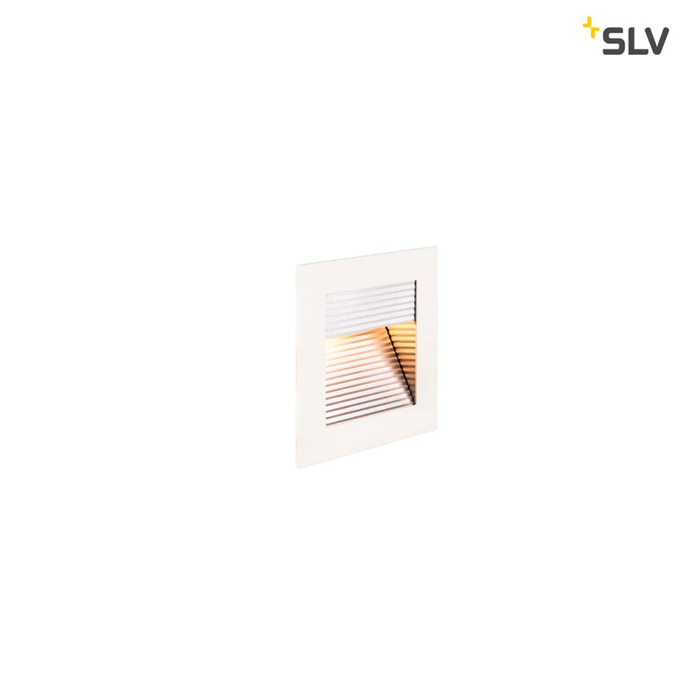 S.Luce SLV Frame LED Curve Wandeinbauleuchte Weiß