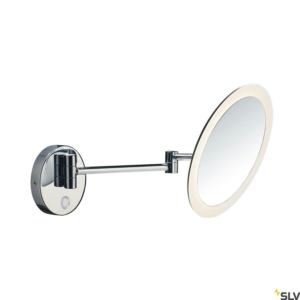 SLV Maganda LED lampe de salle de bain avec miroir de courtoisie chrome CCT thumbnail 4