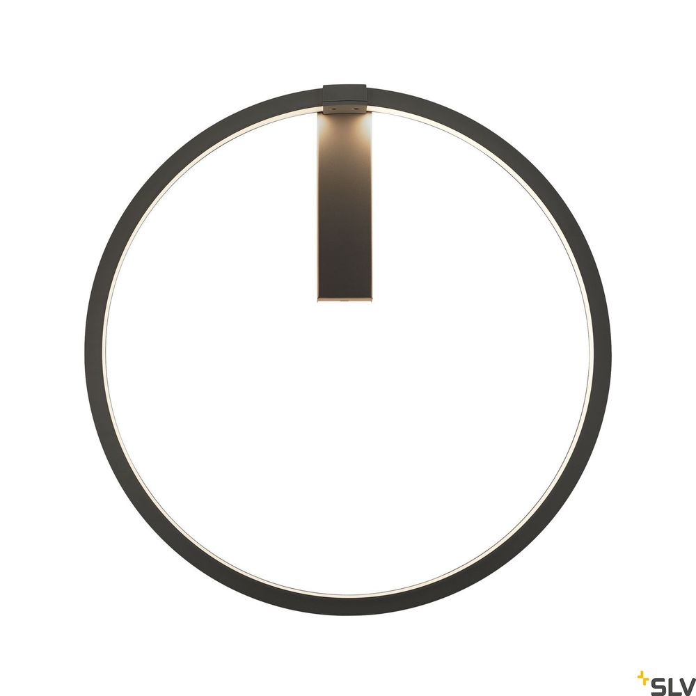 S.Luce One 60 Wandlampe Dali 3000/4000K Schwarz