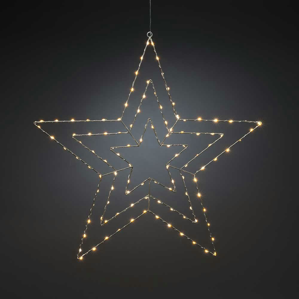 Weihnachtlicher LED Stern mit 112 Lichtpunkten IP20 2