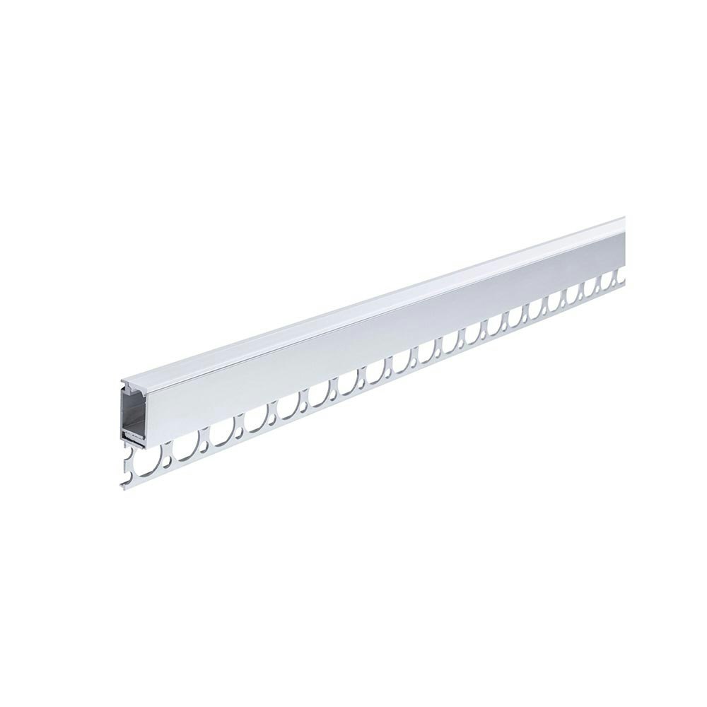 LumiTiles LED Strip Einbauprofil Top 2m Alu-Eloxiert Satin zoom thumbnail 2
