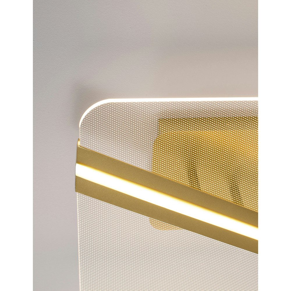 Nova Luce Jertuna LED Runde Deckenlampe Gold 2