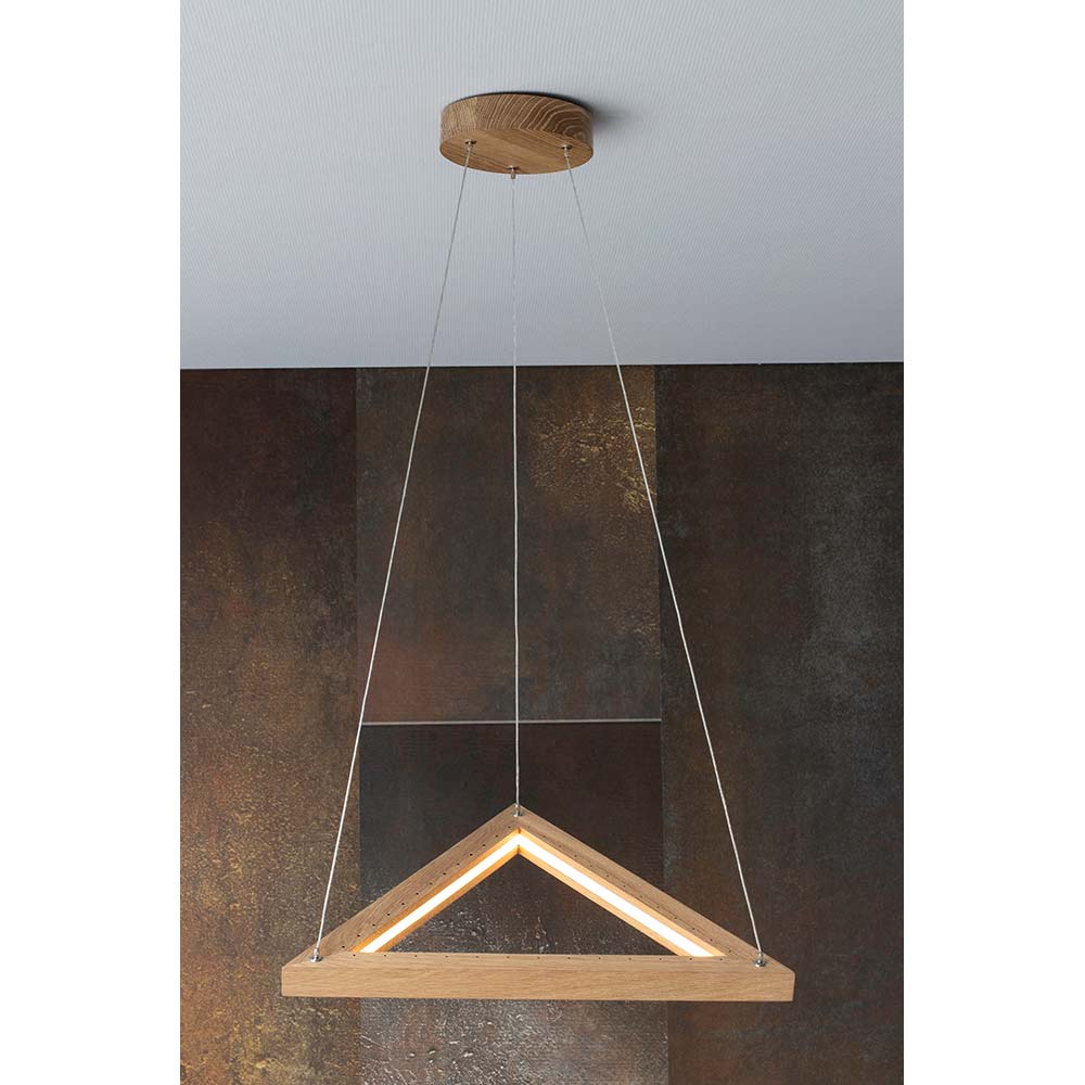 S.Luce LED Hängelampe Legno 1680lm Eiche-Geölt