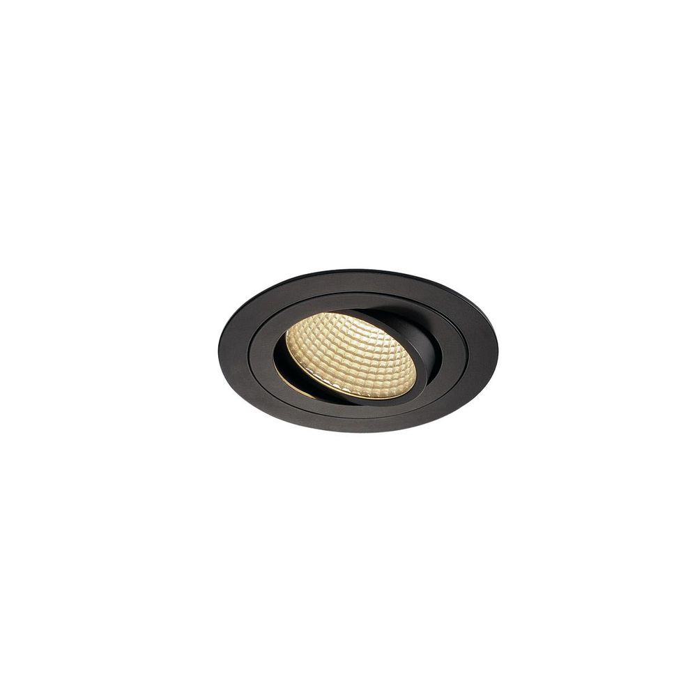 S.Luce SLV New Tria LED Downlight Round Schwarz 12W 38° 3000K