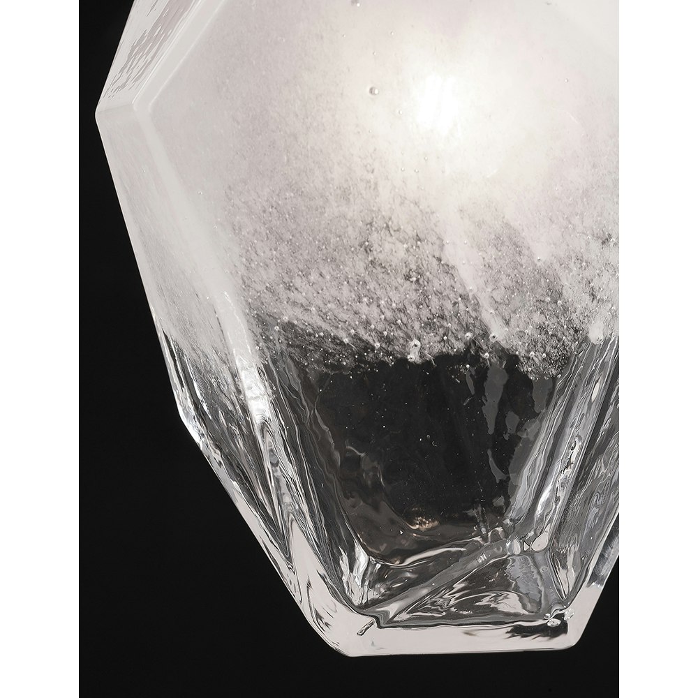 Nova Luce Ice Glas-Pendelleuchte 5-flg. Verlaufend zoom thumbnail 6