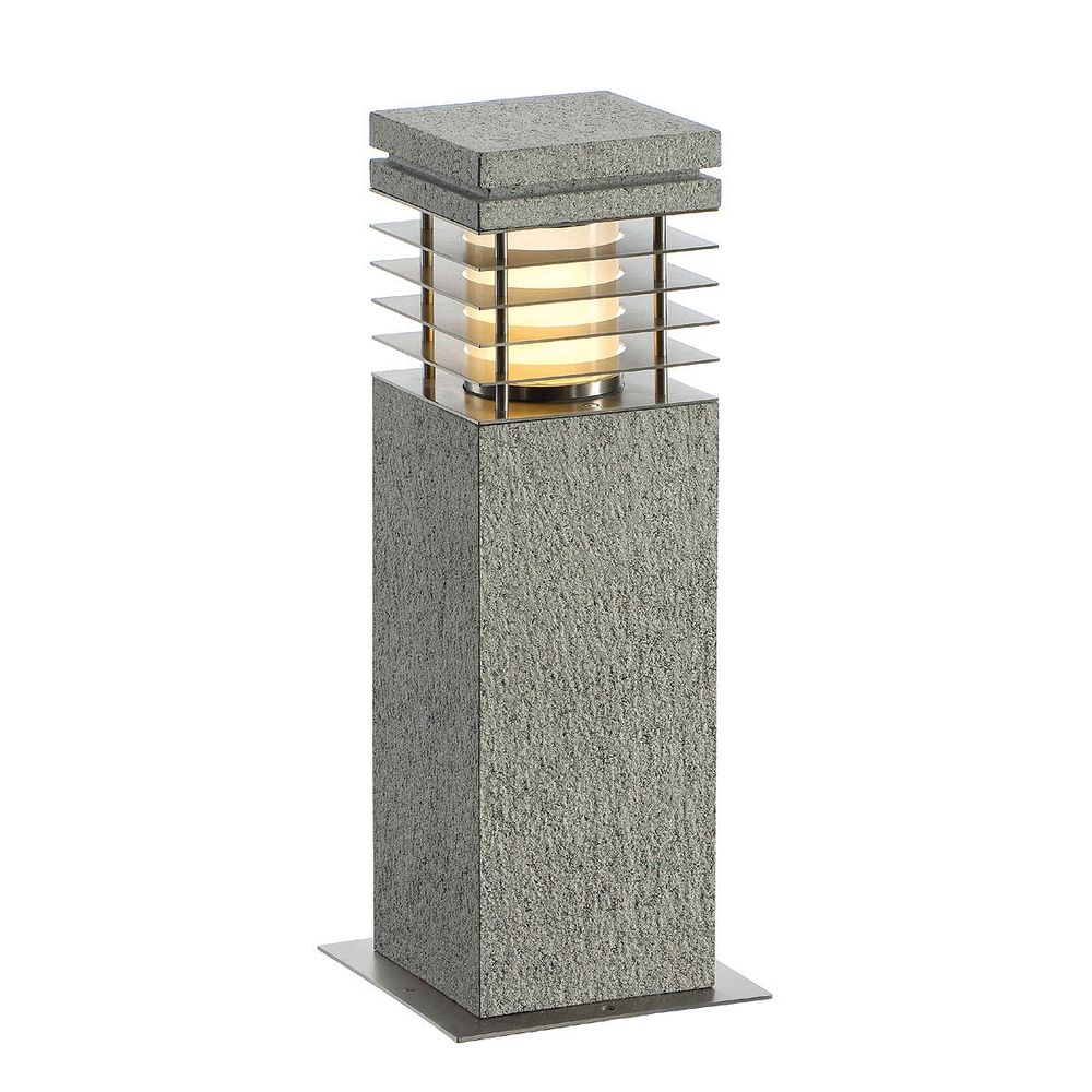 S.Luce SLV Arrock Granite 40 Stehleuchte Granit salt & pepper E27 max. 15W