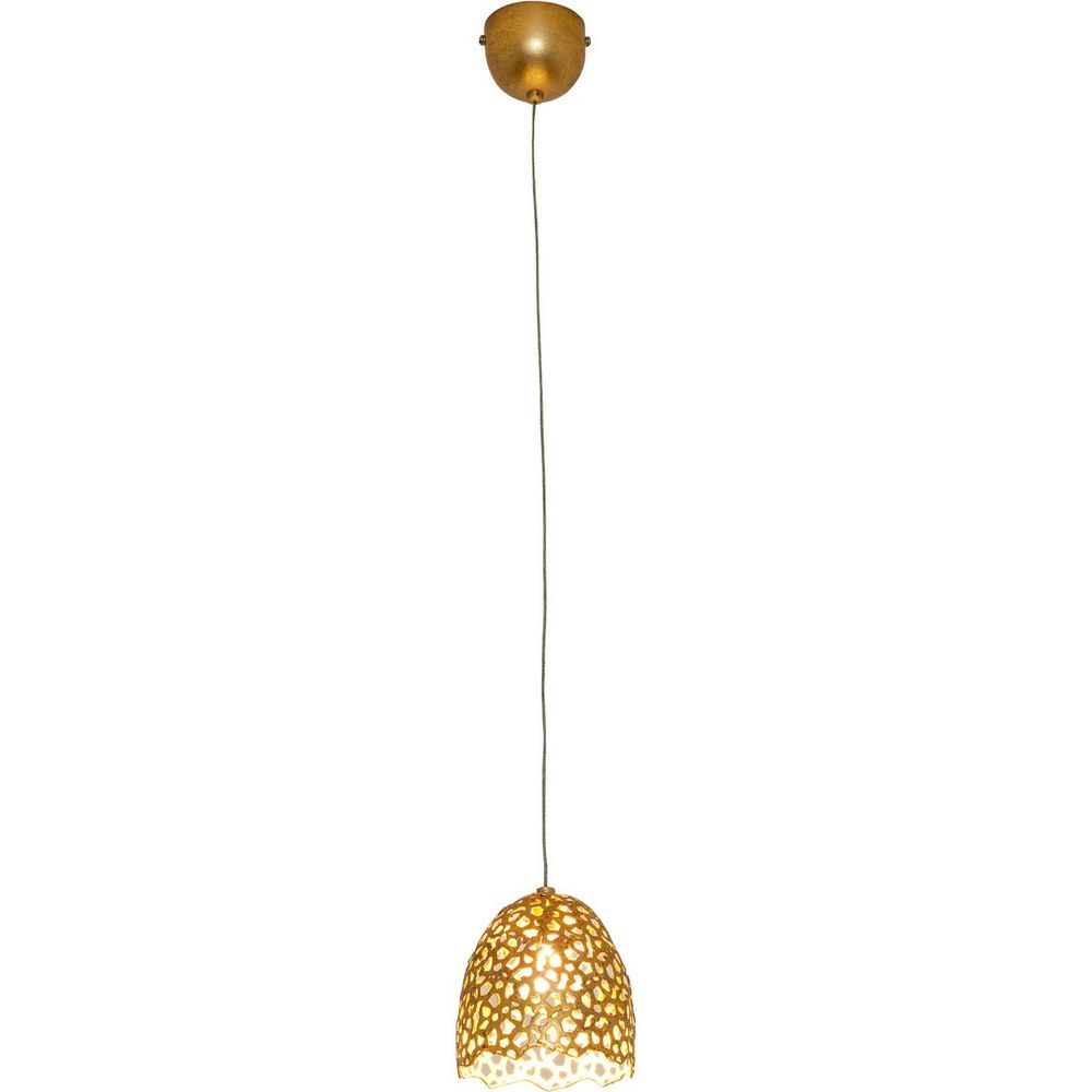 S.Luce Pendelleuchte Lily Piccolo Eisen Gold