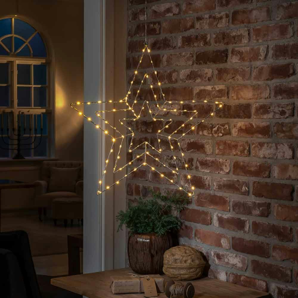 Weihnachtlicher LED Stern mit 112 Lichtpunkten IP20 zoom thumbnail 4