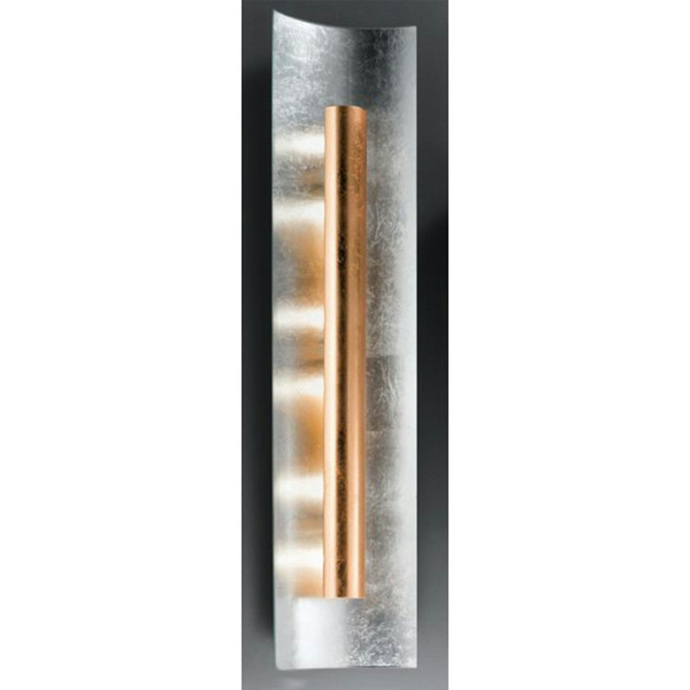 Aura Silber Wand- & Deckenleuchte 4-flammig Silber Kupfer 100cm 