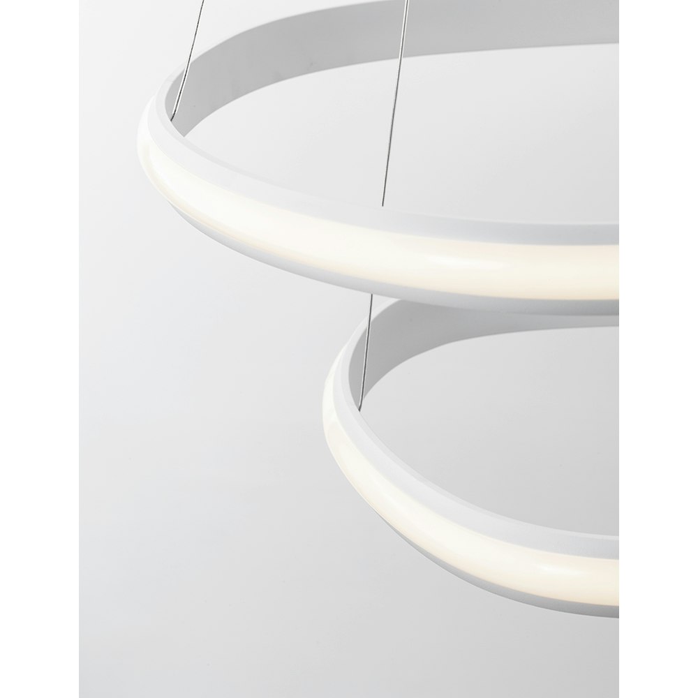 Nova Luce Aries LED Hängeleuchte 2 Ringe Verstellbar zoom thumbnail 4