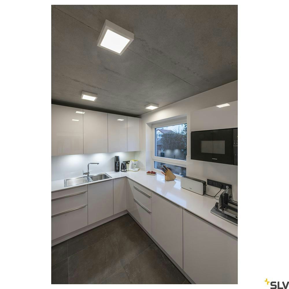 SLV Senser LED Wand- & Deckenaufbauleuchte 4000K thumbnail 1
