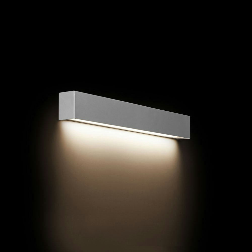 Wall S edle LED-Spiegelleuchte Silber 