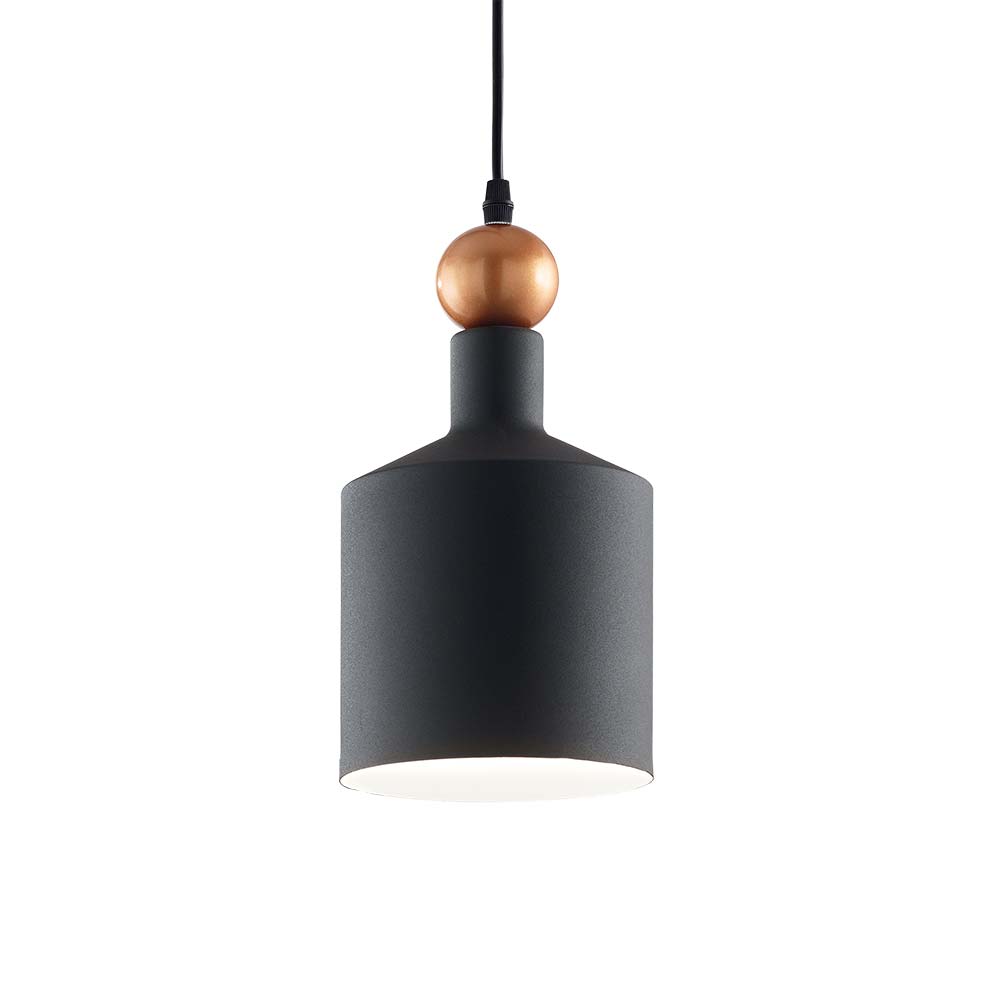 S.Luce Ideal Lux Pendelleuchte Triade-3 Grau, Schwarz