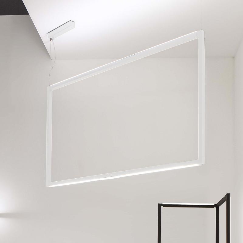 S.Luce Spigolo Vertical LED Hängelampe 114x58cm