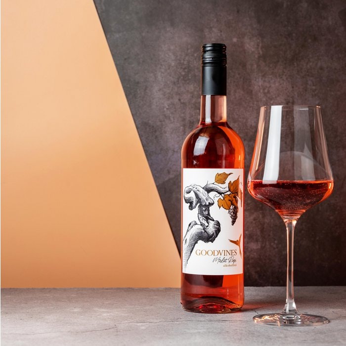 Goodvines Alkoholfreier Wein "Merlot Rosé" 0,75l (13,30€/l) 1