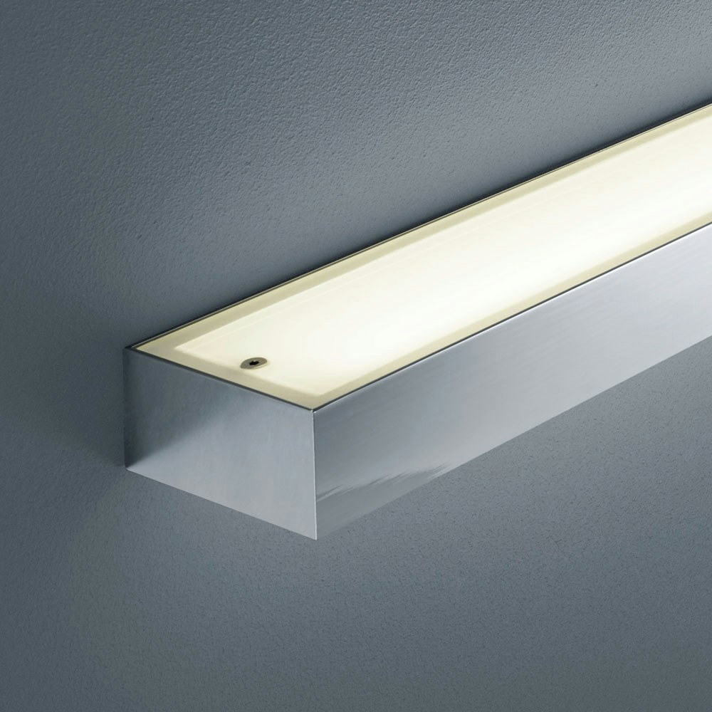 LED Wall Lamp Theia Light Board 60cm IP44 Chrome, Glass thumbnail 4