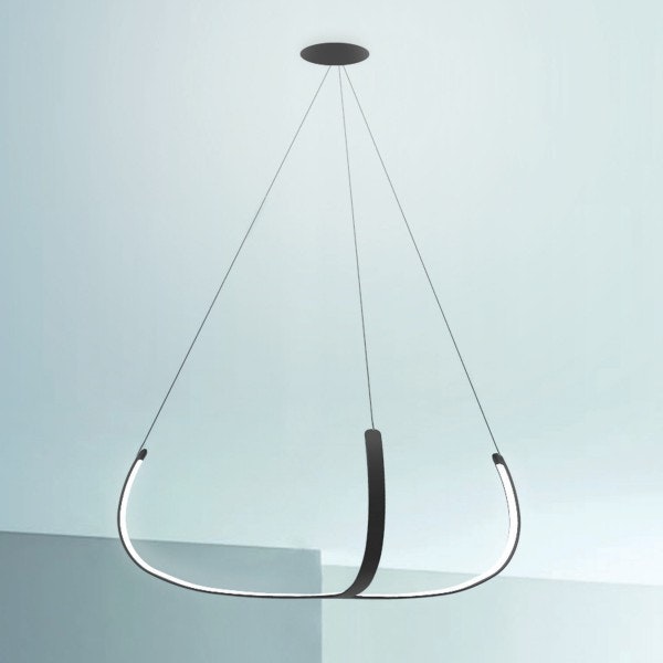 Nemo Alya, lampada a sospensione a LED futuristica, Ø 100 cm 2
                                                                        