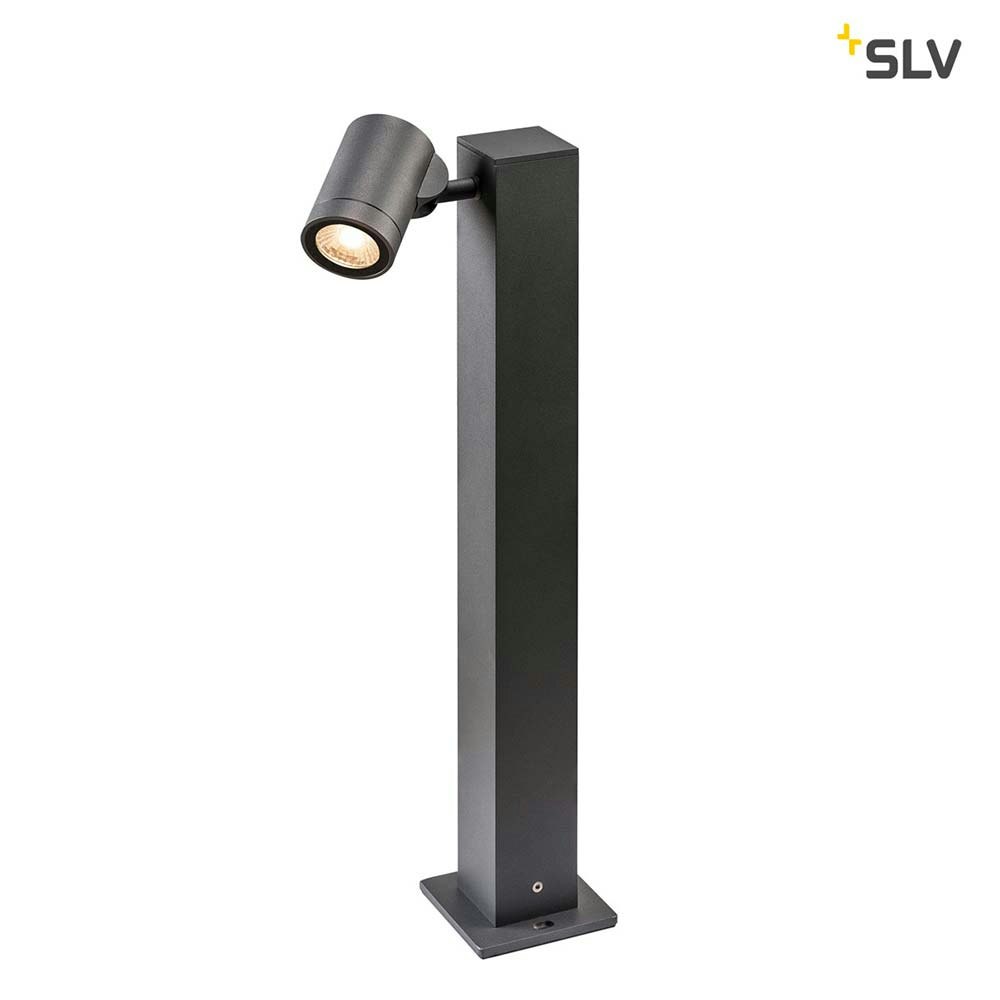 SLV Helia Single Pole LED Außen-Stehleuchte Anthrazit IP55 zoom thumbnail 1