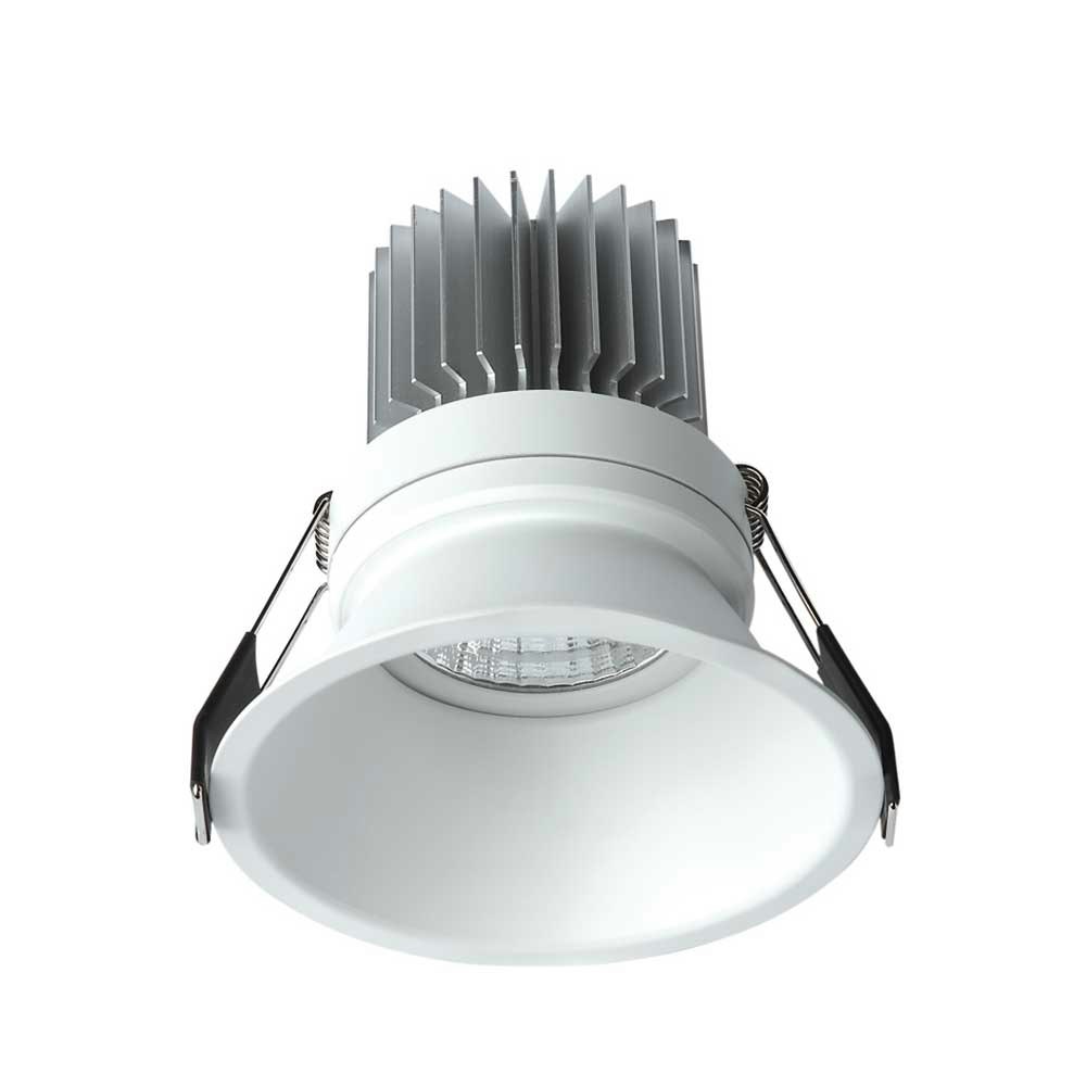 Mantra Formentera Rund LED-Einbauspot 10cm Weiß Abschnitt zoom thumbnail 2