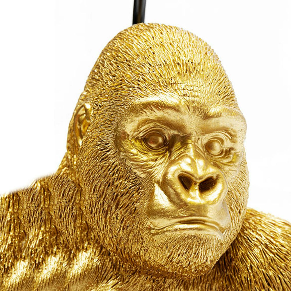 KARE Ausgefallene Tischleuchte Monkey Gorilla Gold zoom thumbnail 5