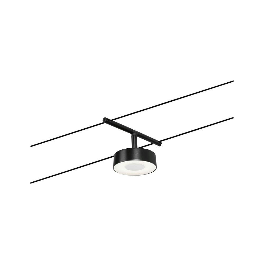 CorDuo LED Seilsystem Circle Basis-Set Schwarz-Matt, Chrom thumbnail 6