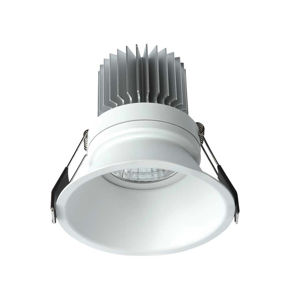 Mantra Formentera LED-Einbaustrahler 7,5cm Abschnitt Rund Weiß 1