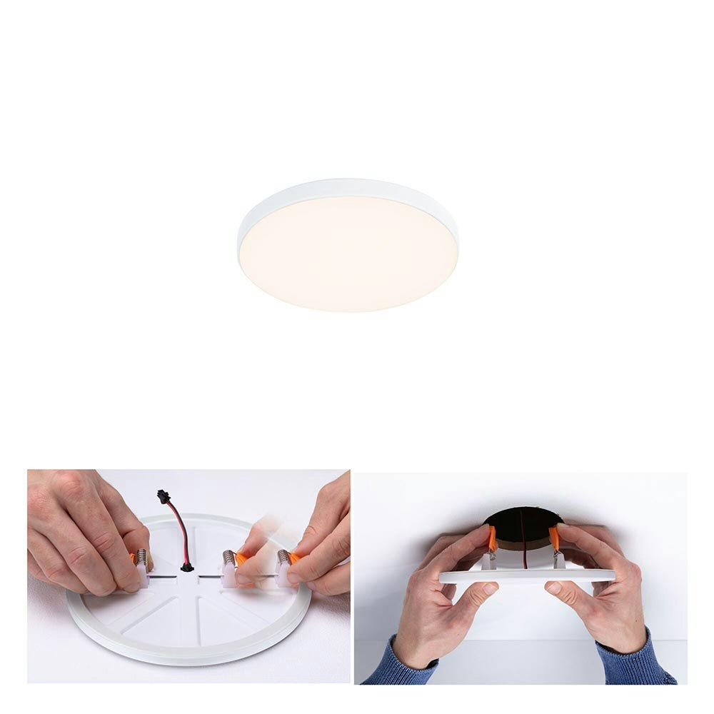 VariFit LED Einbaupanel Veluna Edge Ø 9cm Dimmbar Weiß 2
                                                                        