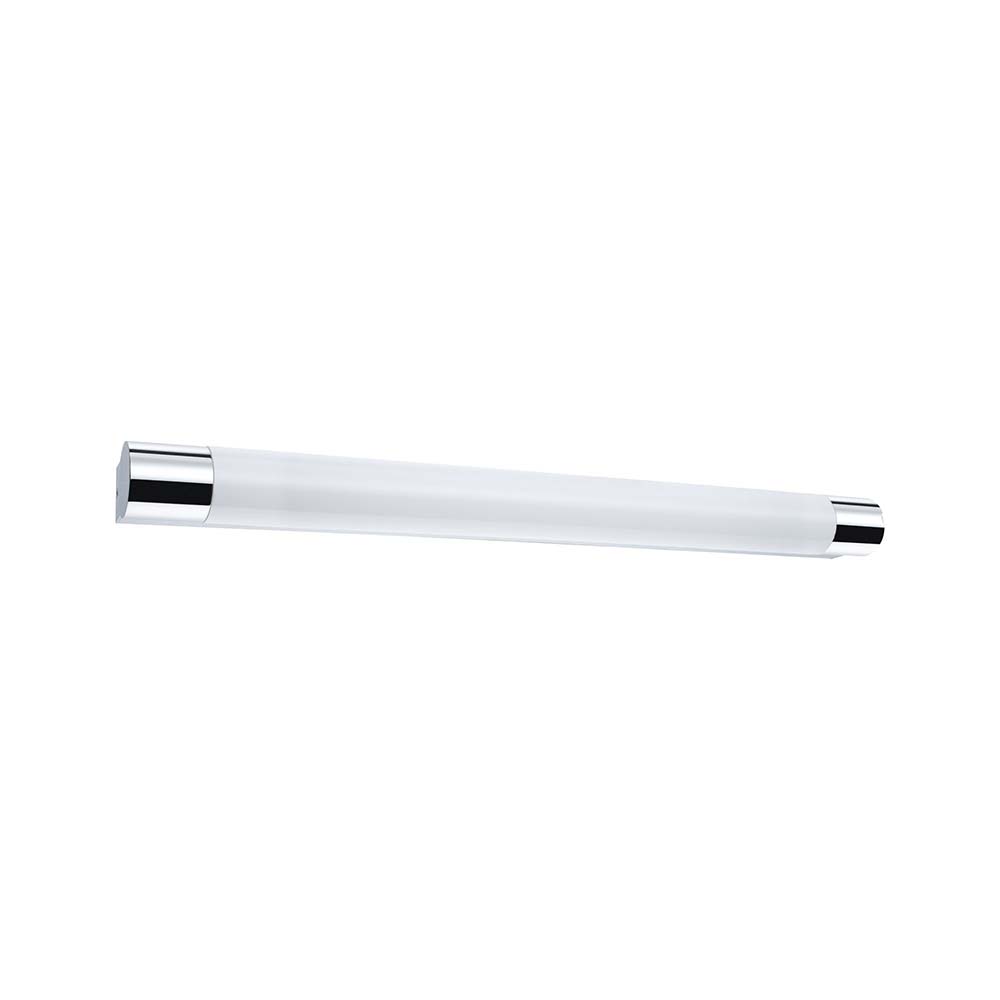 S.Luce Wandleuchte Orgon IP44 Steckdose LED 10,5W 700mm Chrom Weiß