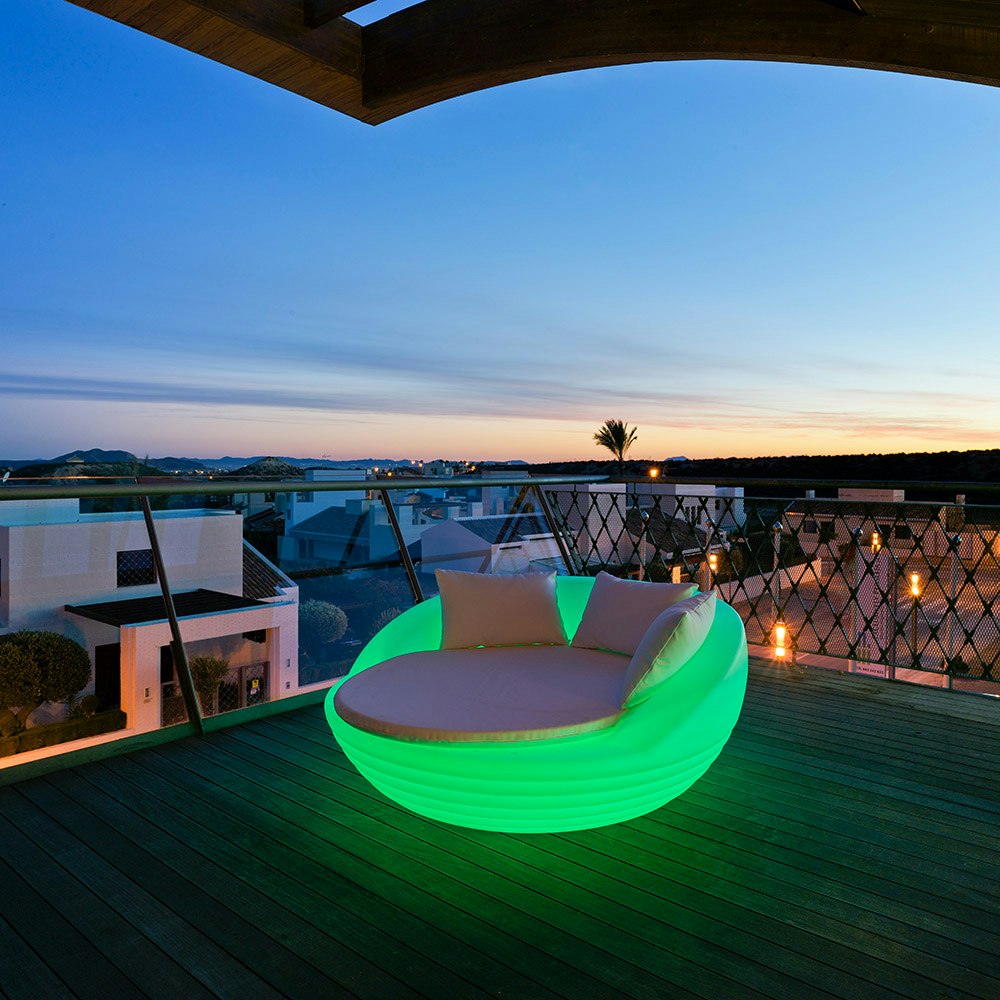 Licht-Trend Fauteuil solaire à LED Formentera avec batterie et télécommande thumbnail 6